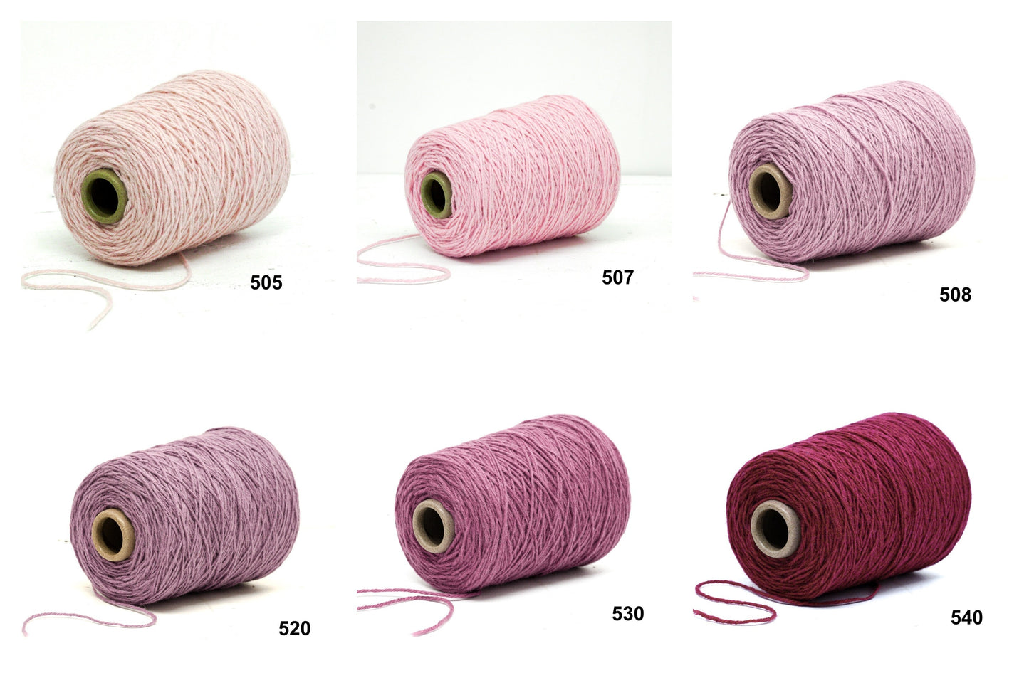 New Zealand wool Multi coloured carpet yarn in 52 colors