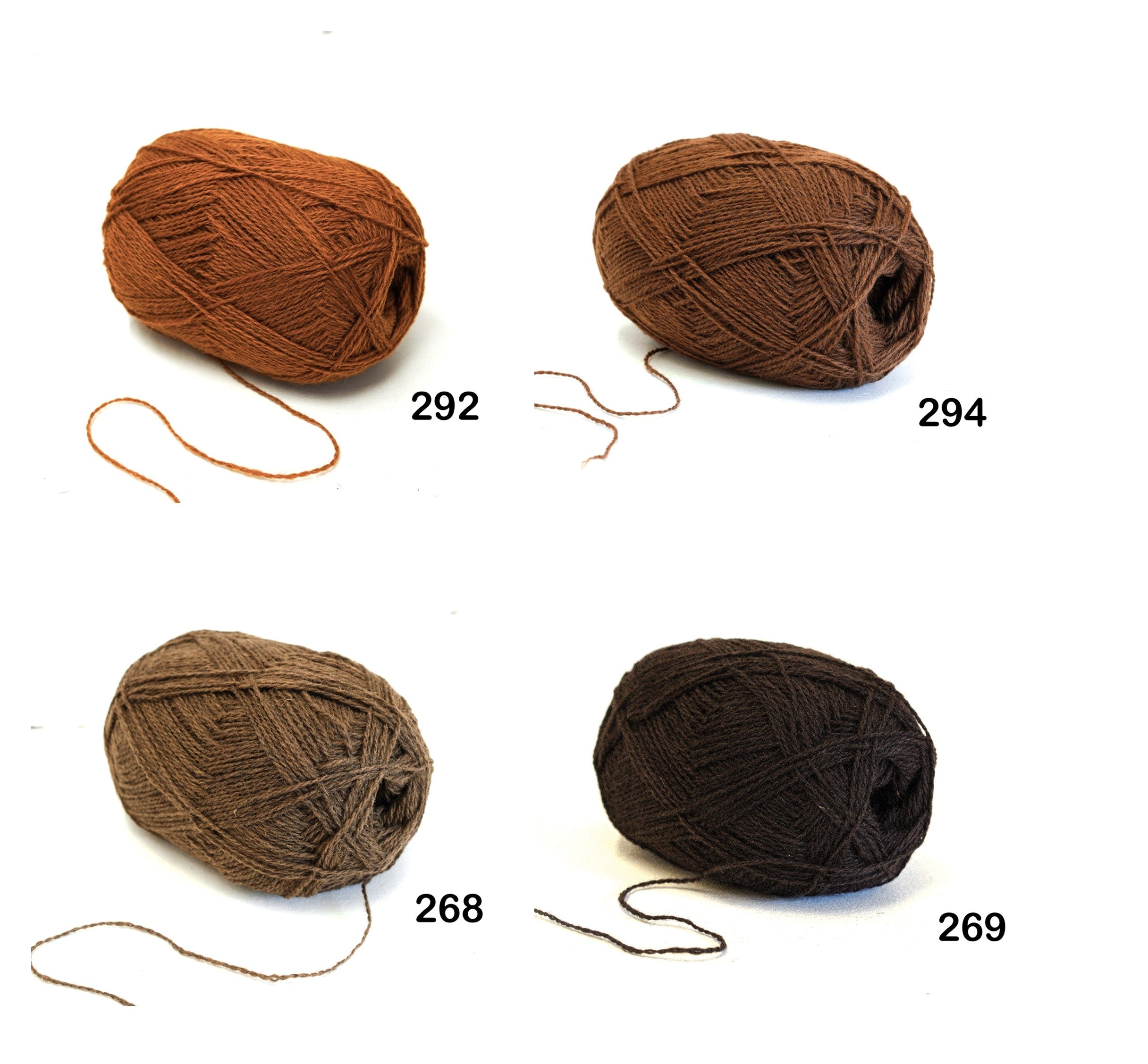 100% Wool Yarn ball : 100g/ 3,5 oz - Fingering - for Knitting, Crochet, Weaving - 60 colors