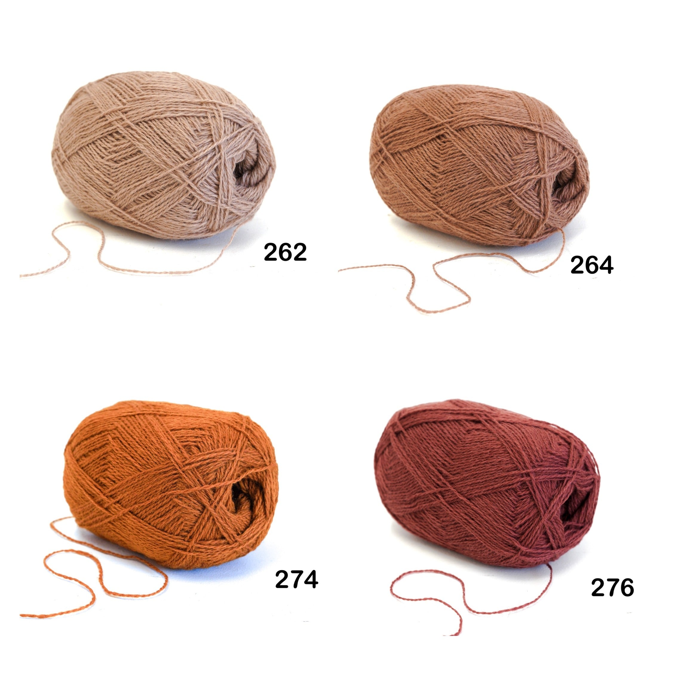 100% Wool Yarn ball : 100g/ 3,5 oz - Fingering - for Knitting, Crochet, Weaving - 60 colors