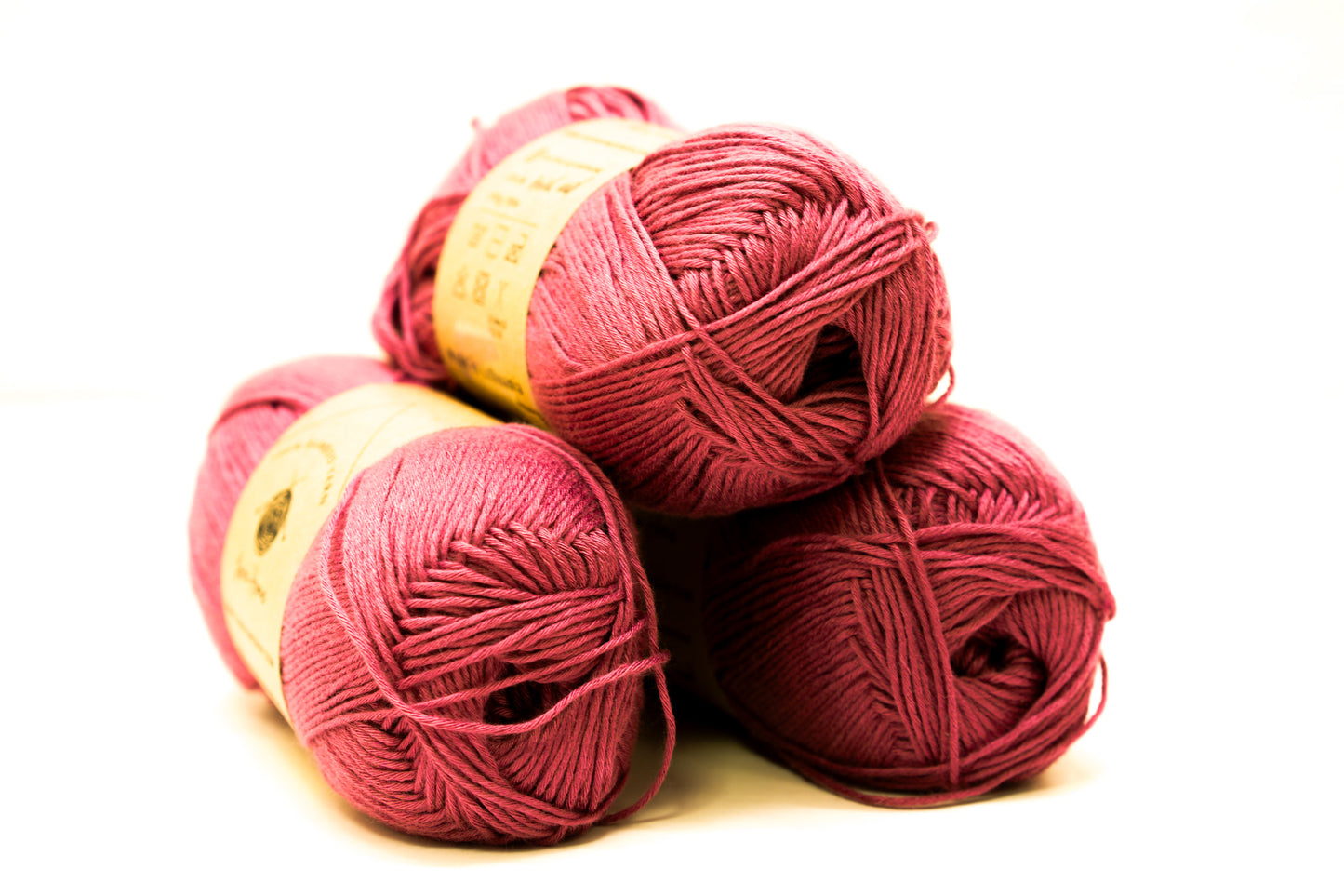 Brick red bamboo yarn - 100g./3,5oz.