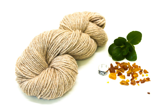 Camel, alpaca and wool blend yarn for hand knittting 100g./ 210m