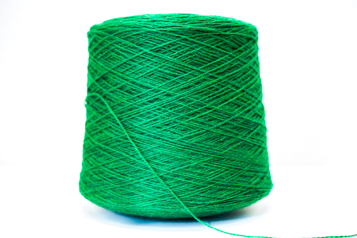 New Zealand Green wool in cone - 347