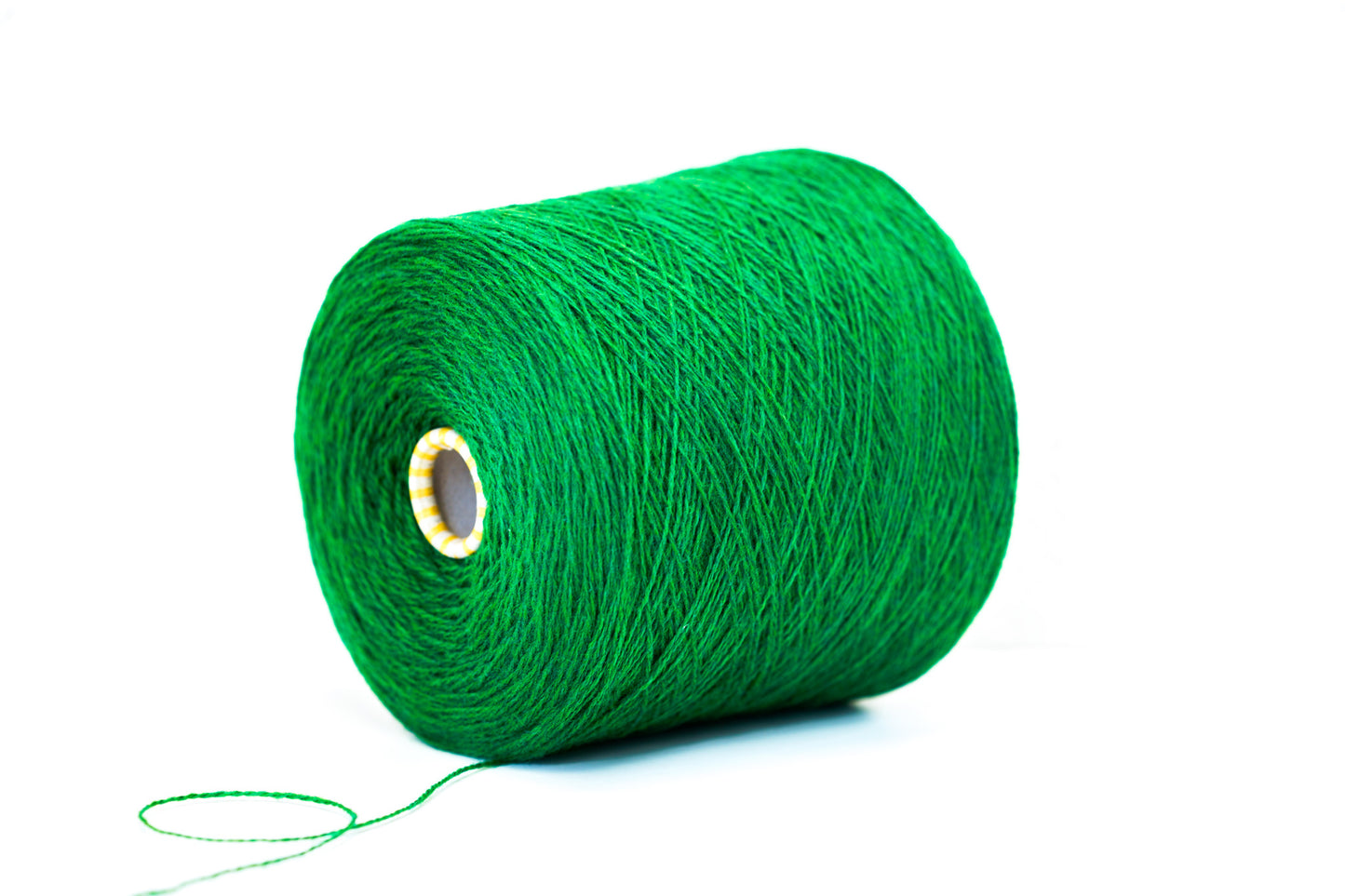 New Zealand Green wool in cone - 347