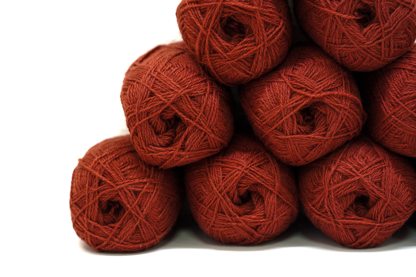 Burnt brick Color wool yarn - 276