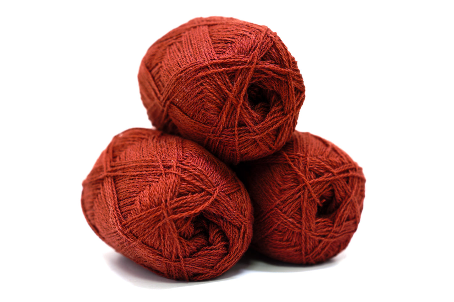Burnt brick Color wool yarn - 276