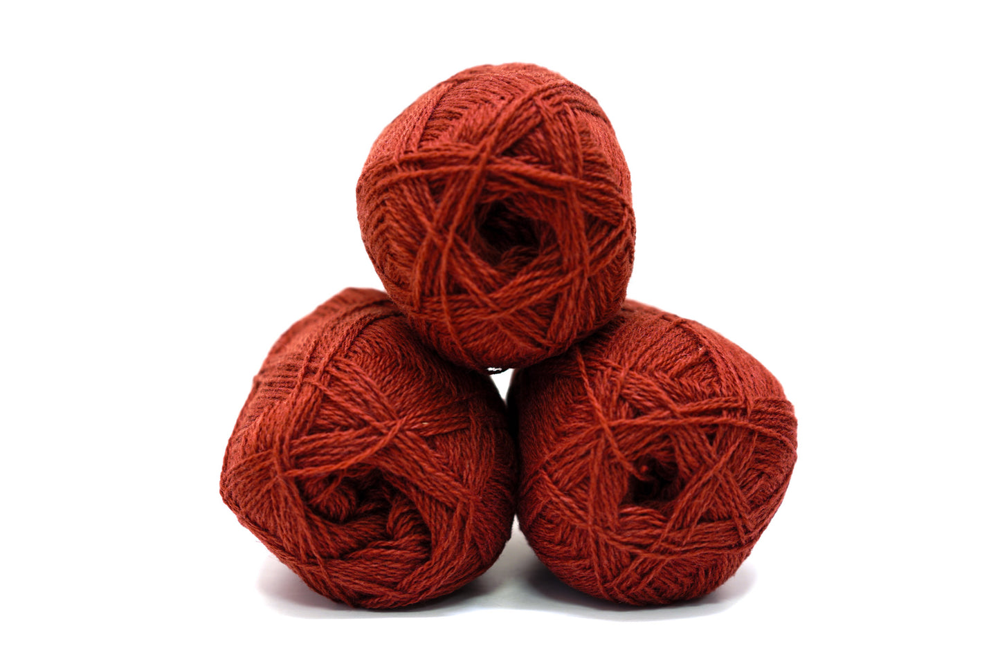 Burnt brick Color wool yarn - 276