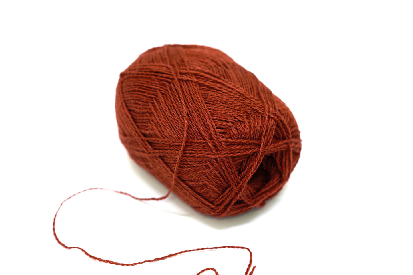 Burnt brick Color wool yarn - 276