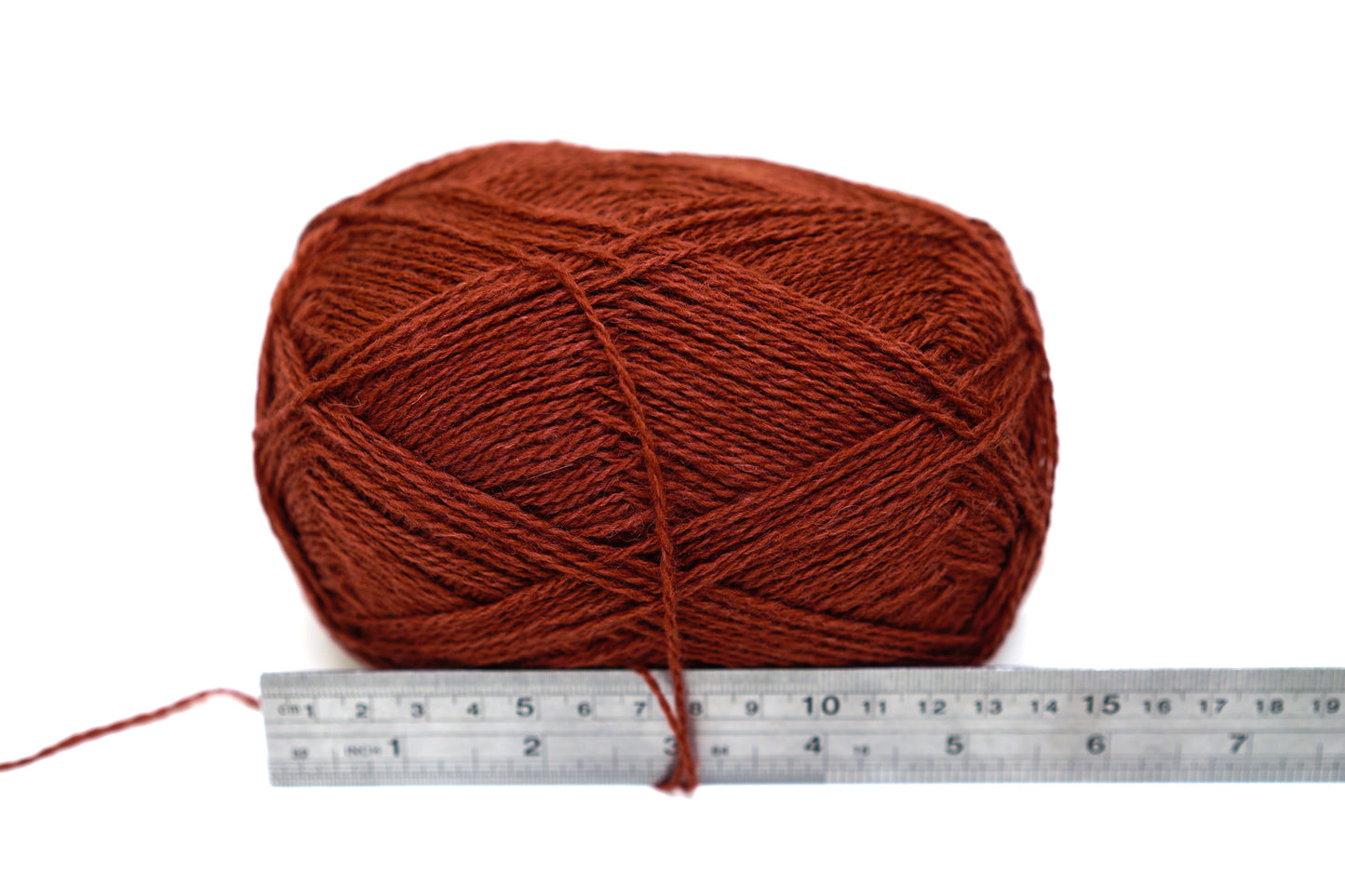 Burnt brick Color wool yarn - 276