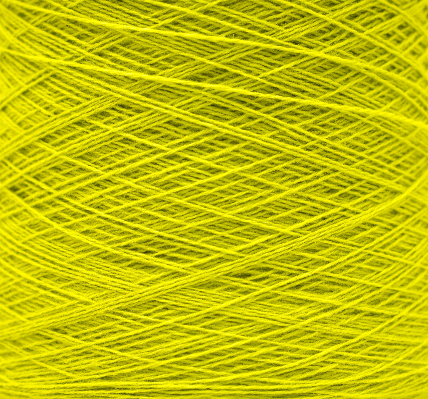 Neon green soft merino wool in cone - 900g/31,7oz.