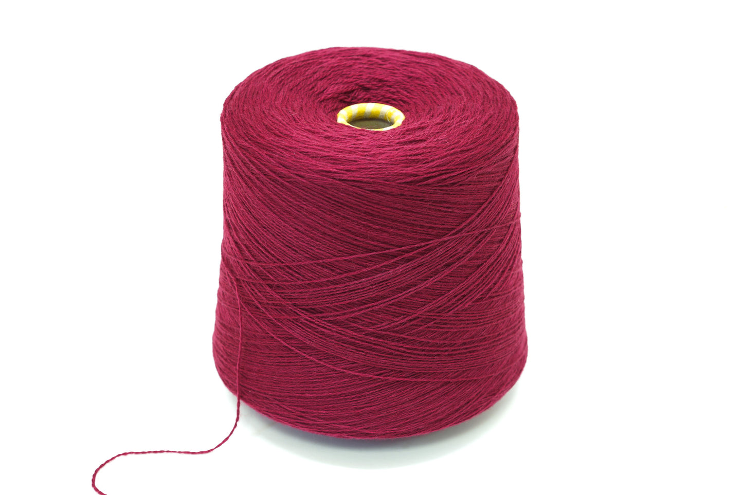 Beetroot purple soft merino wool in cone - 900g / 31,7oz.