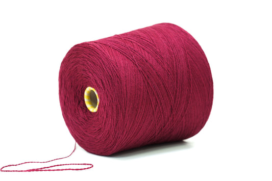 Beetroot purple soft merino wool in cone - 900g / 31,7oz.