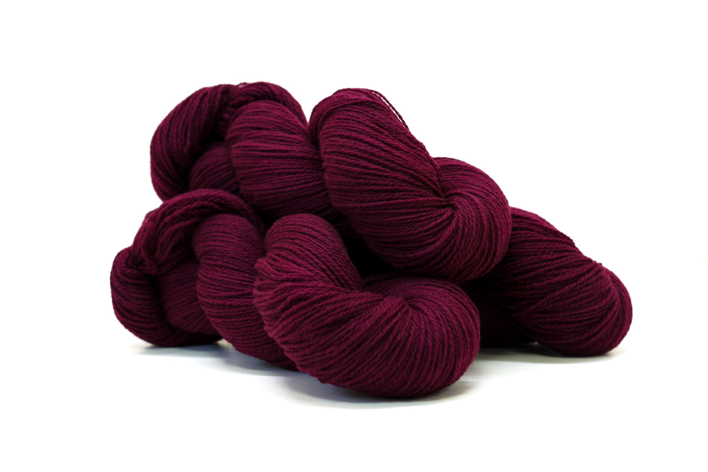 Merino wool yarn samples card in 32 colors