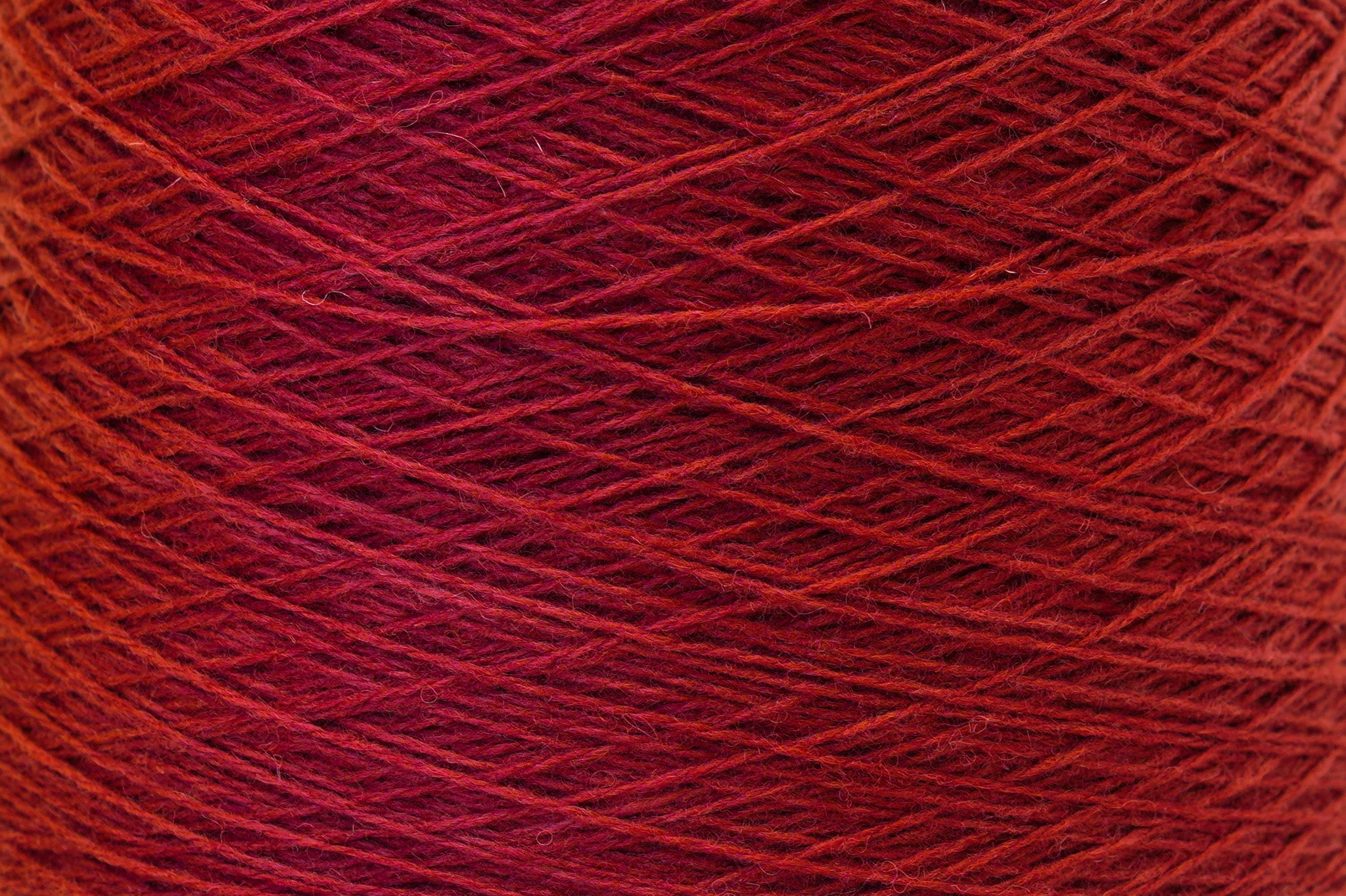 Burnt brick soft merino wool in cone - 900g / 31,7oz.