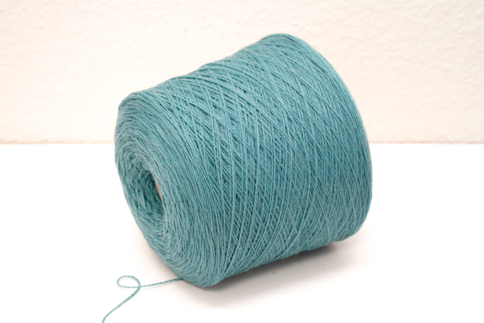 Dusty mint blue color soft merino wool in cone - 900g / 31,7oz.