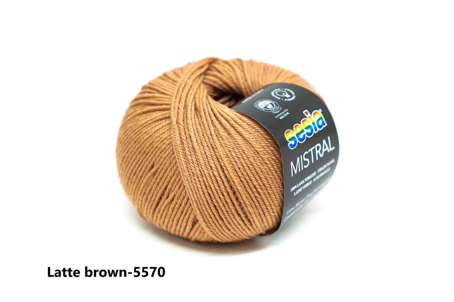 SESIA Mistral virgin wool in 23 bright colors 50g./175m