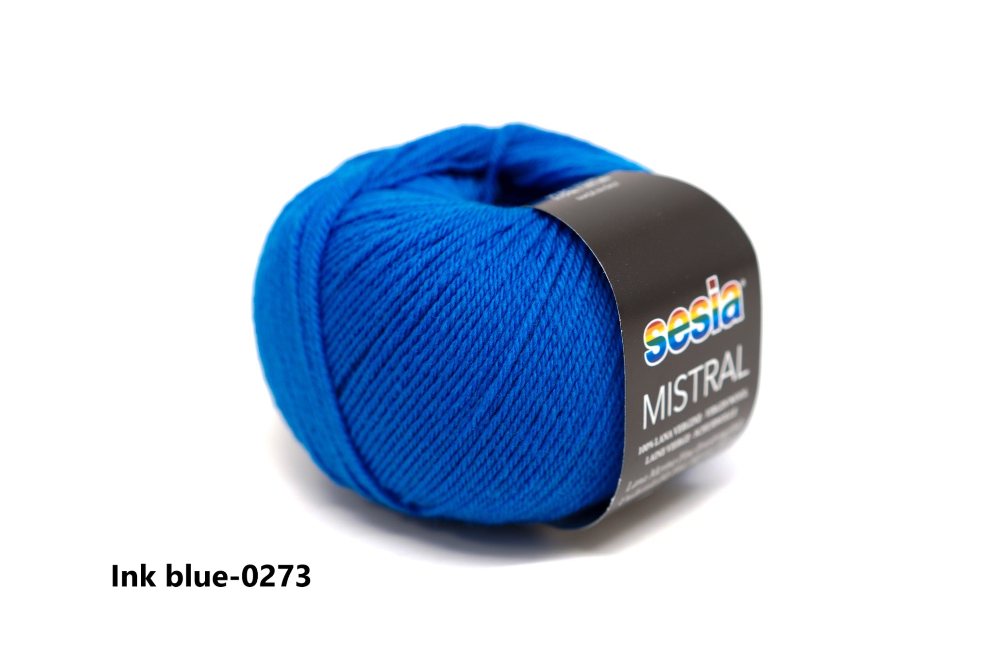 Ink blue - 0273 - SESIA Mistral virgin wool 50g./175m