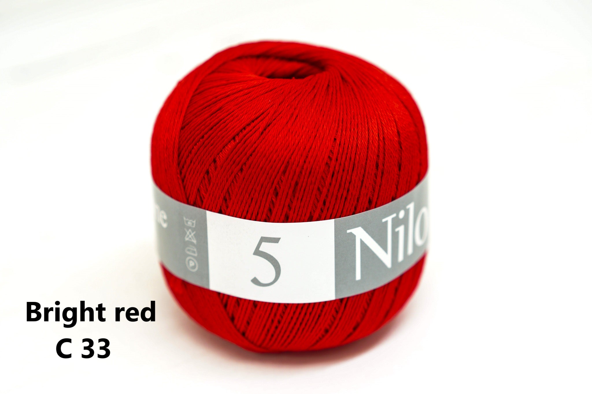 100% mercerised cotton 100g/272m - 46 colors