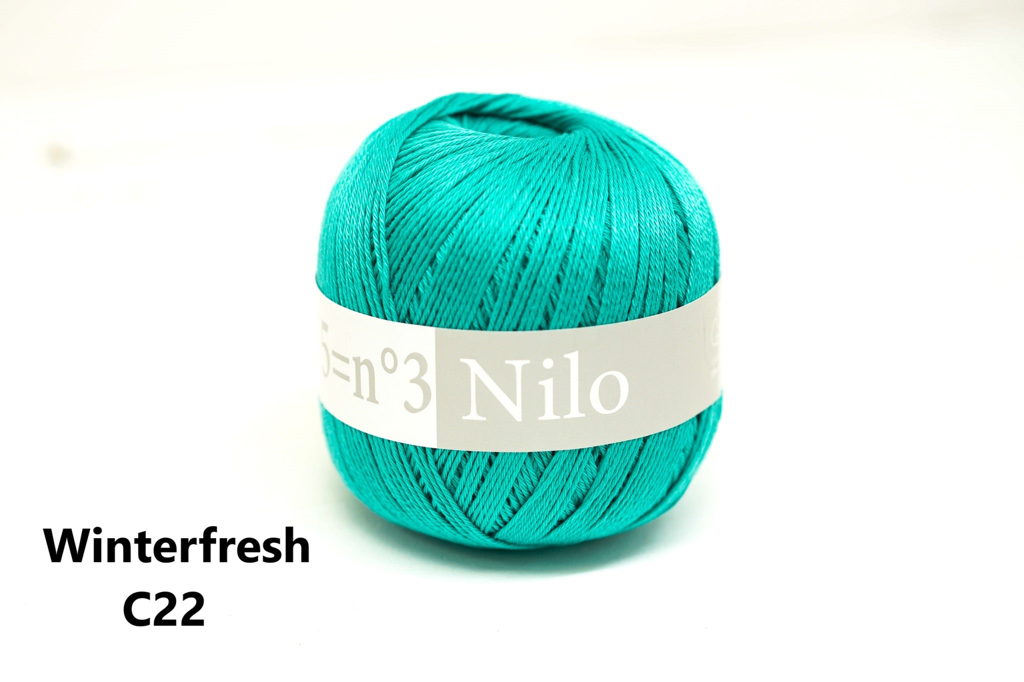 100% mercerised cotton 100g/272m - 46 colors