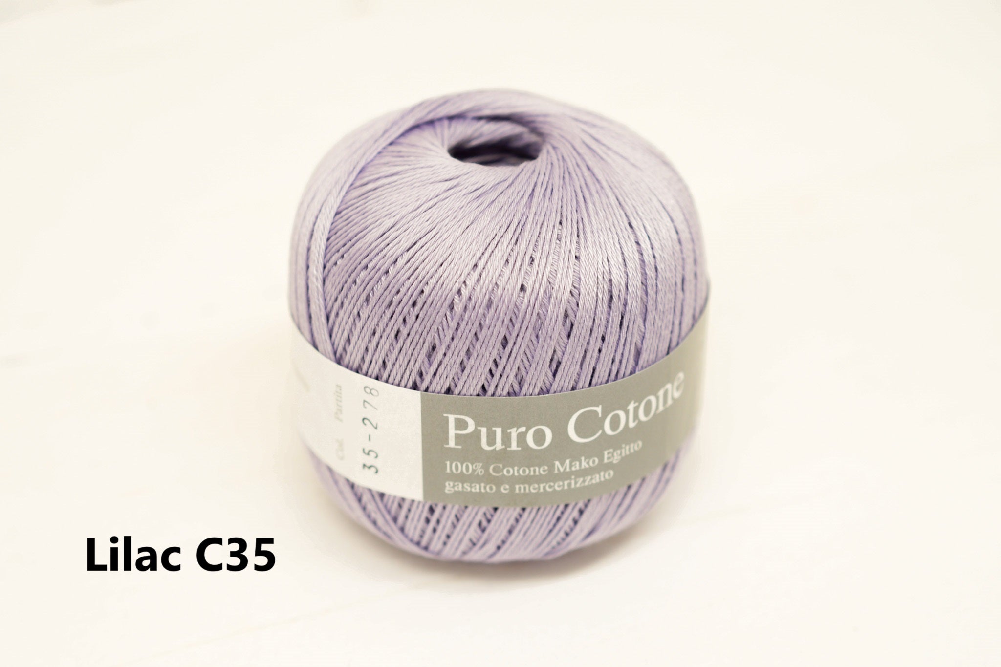 100% mercerised cotton 100g/272m - 46 colors