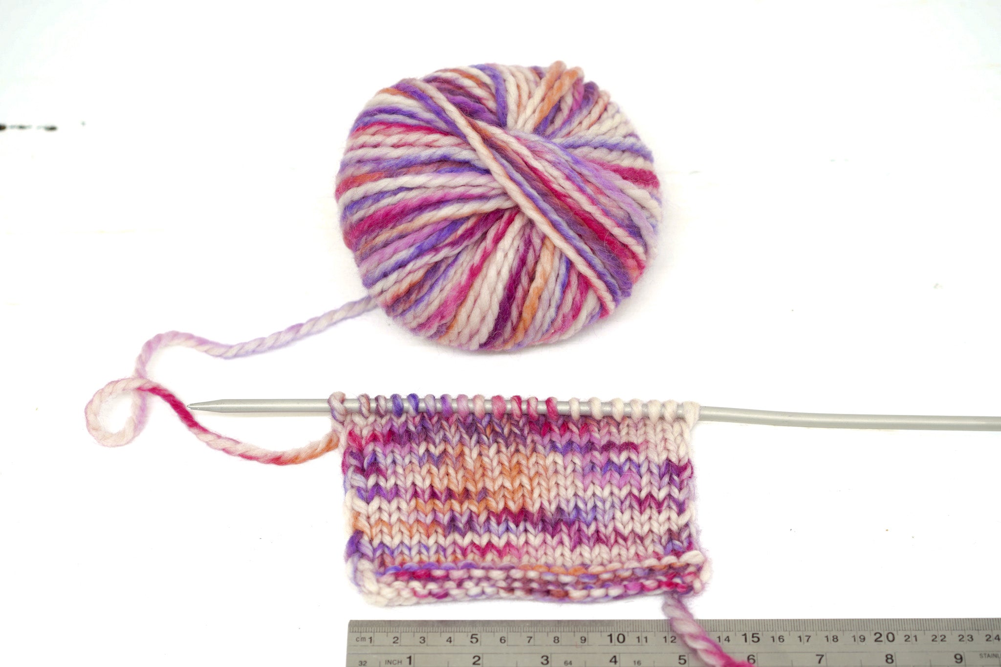 Purple - Hand-Dyed style Wool 70% Alpaca 30 Yarn - SESIA