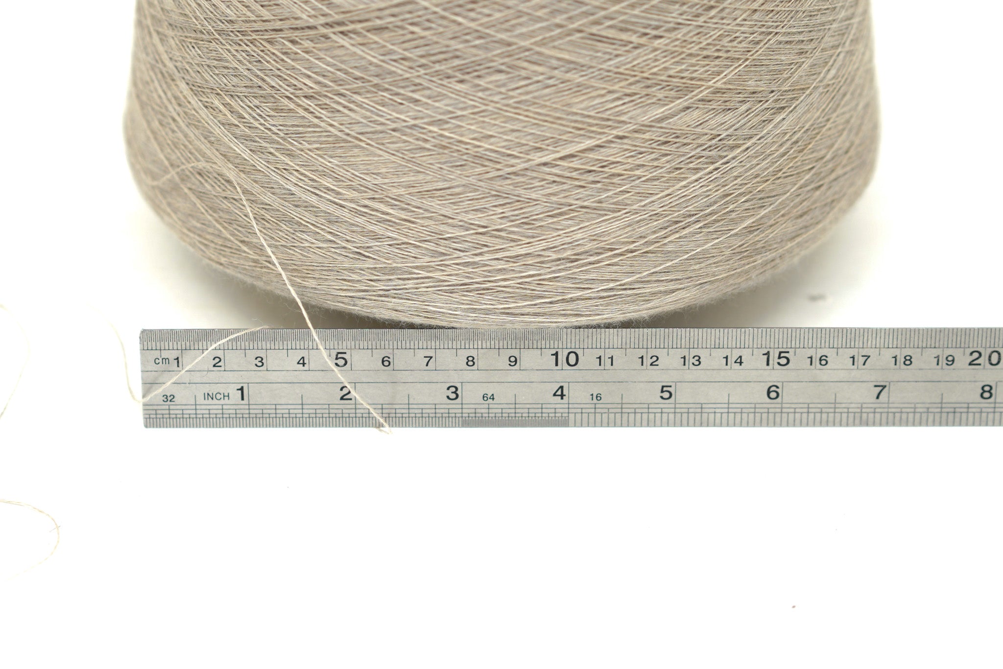 Linen grey - 20964 - 100% Extra Fine Merino Wool - Ultra Thin Lace - 100g/3.5oz