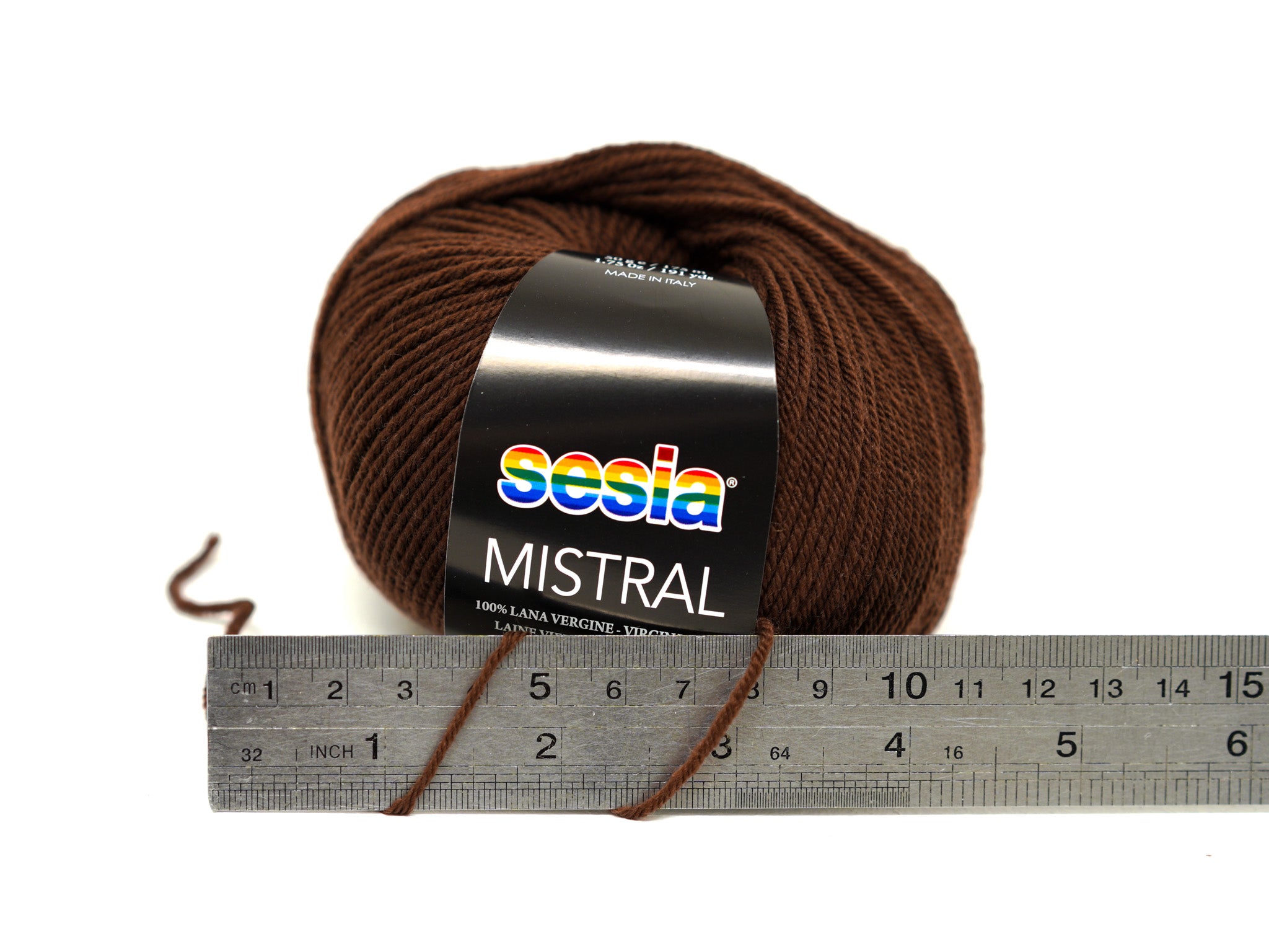 Brown - 0367 - SESIA Mistral virgin wool 50g./175m