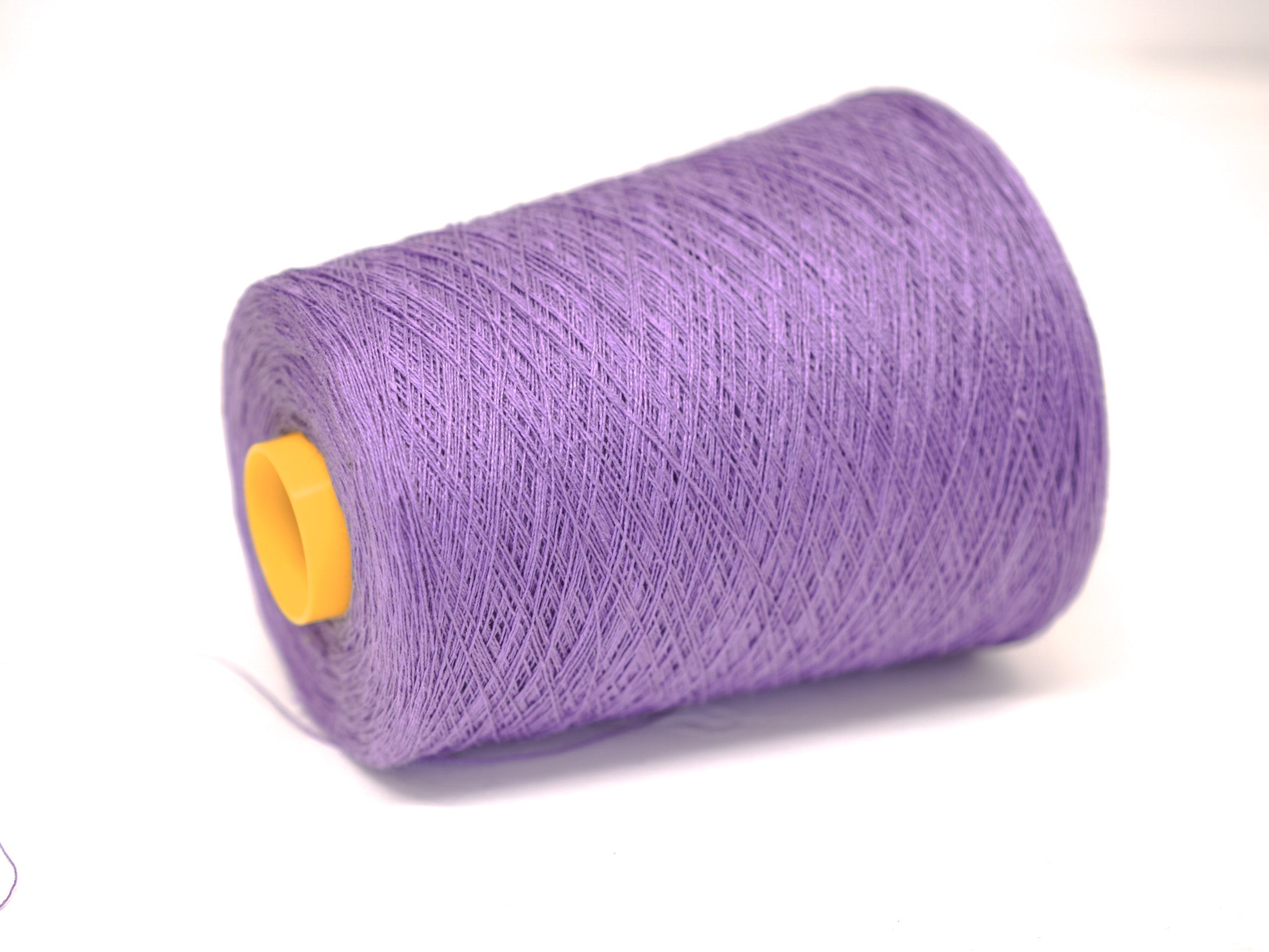 Lilac Linen Yarn: Baltic Flax, Lace Knitting, Crochet (100g/1000m in Cone)