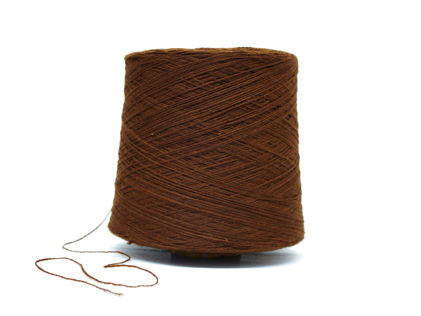 Caramel brown color wool in cone - 294