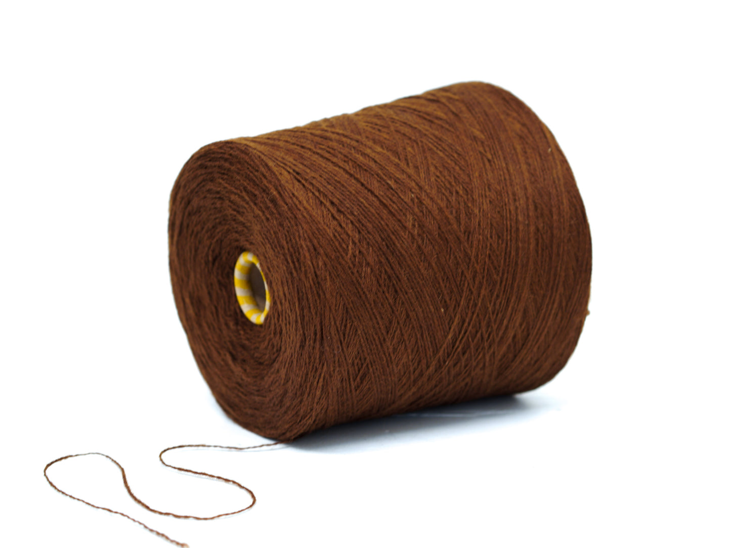 Caramel brown color wool in cone - 294