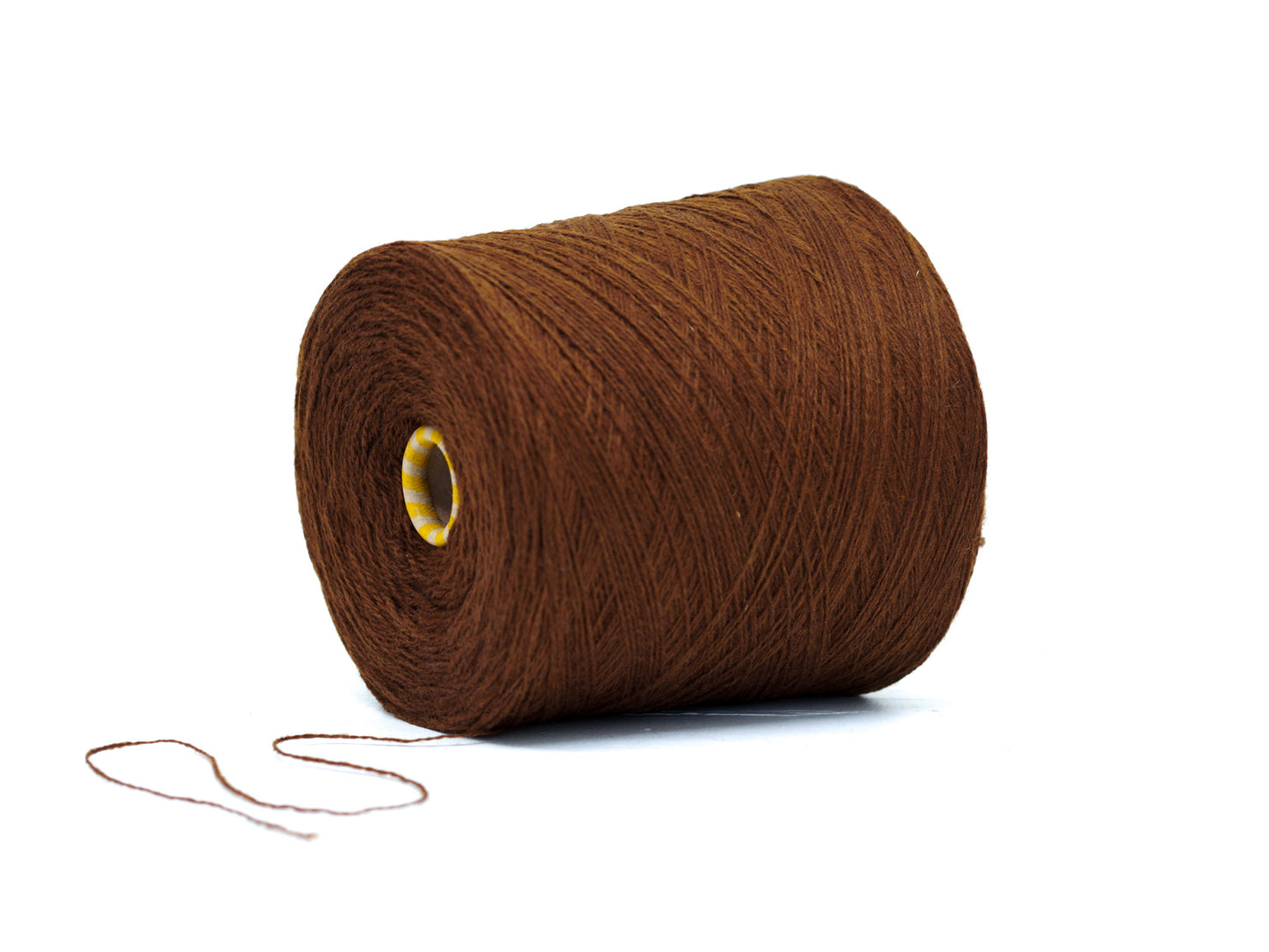 Caramel brown color wool in cone - 294