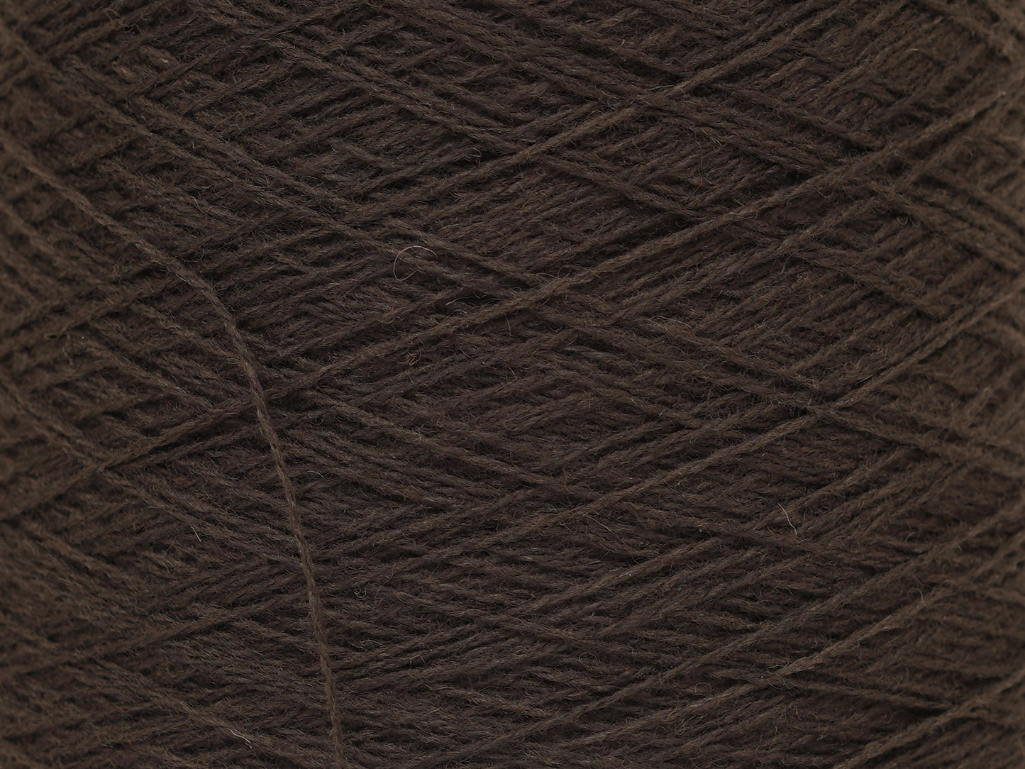 Dark brown color wool in cone - 269