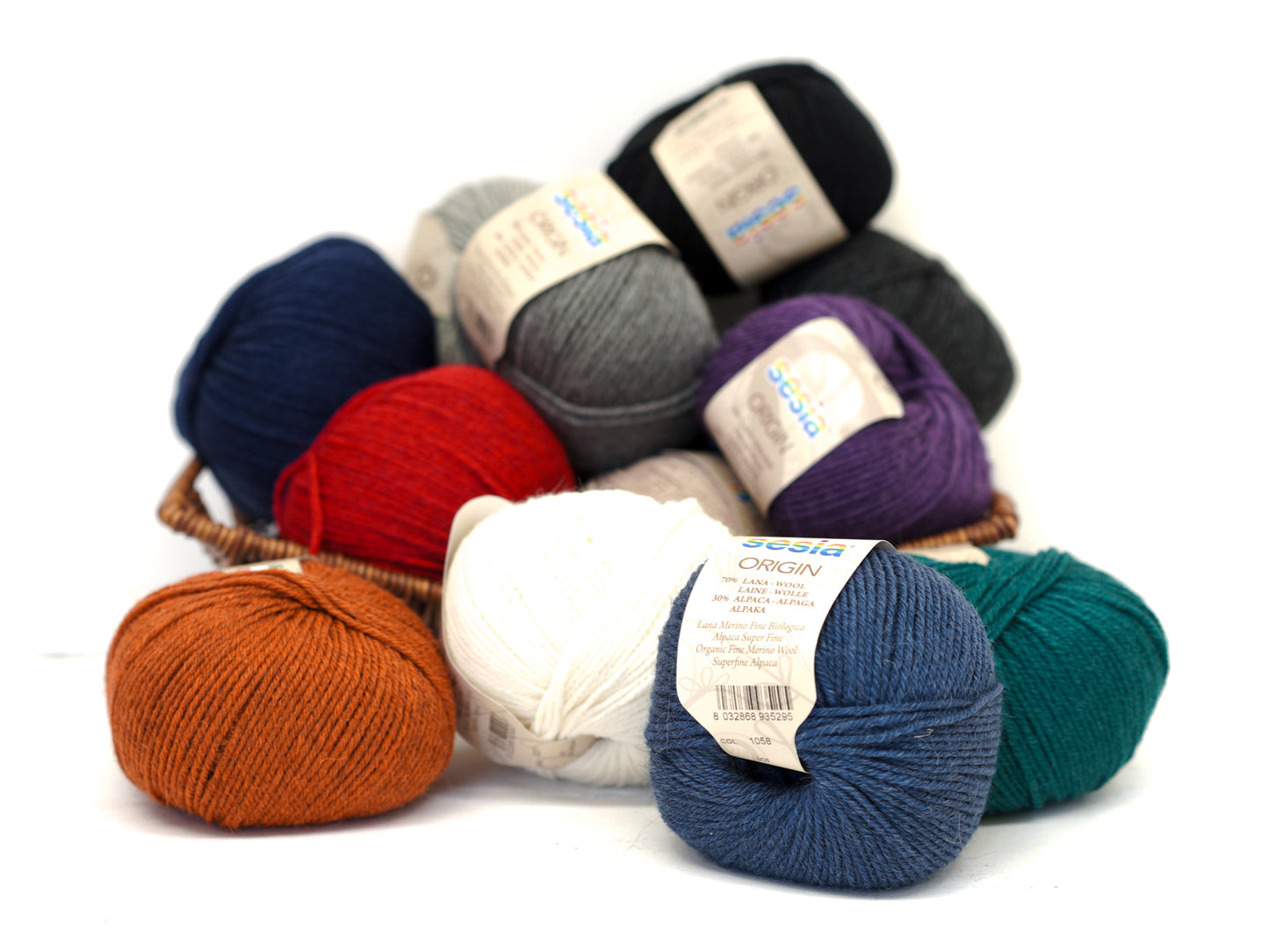 Black SESIA Origin – 70% Virgin Wool Alpaca blend, 50g / 112m