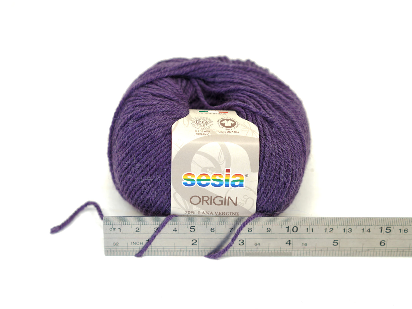 Purple SESIA Origin – 70% Virgin Wool Alpaca blend, 50g / 112m