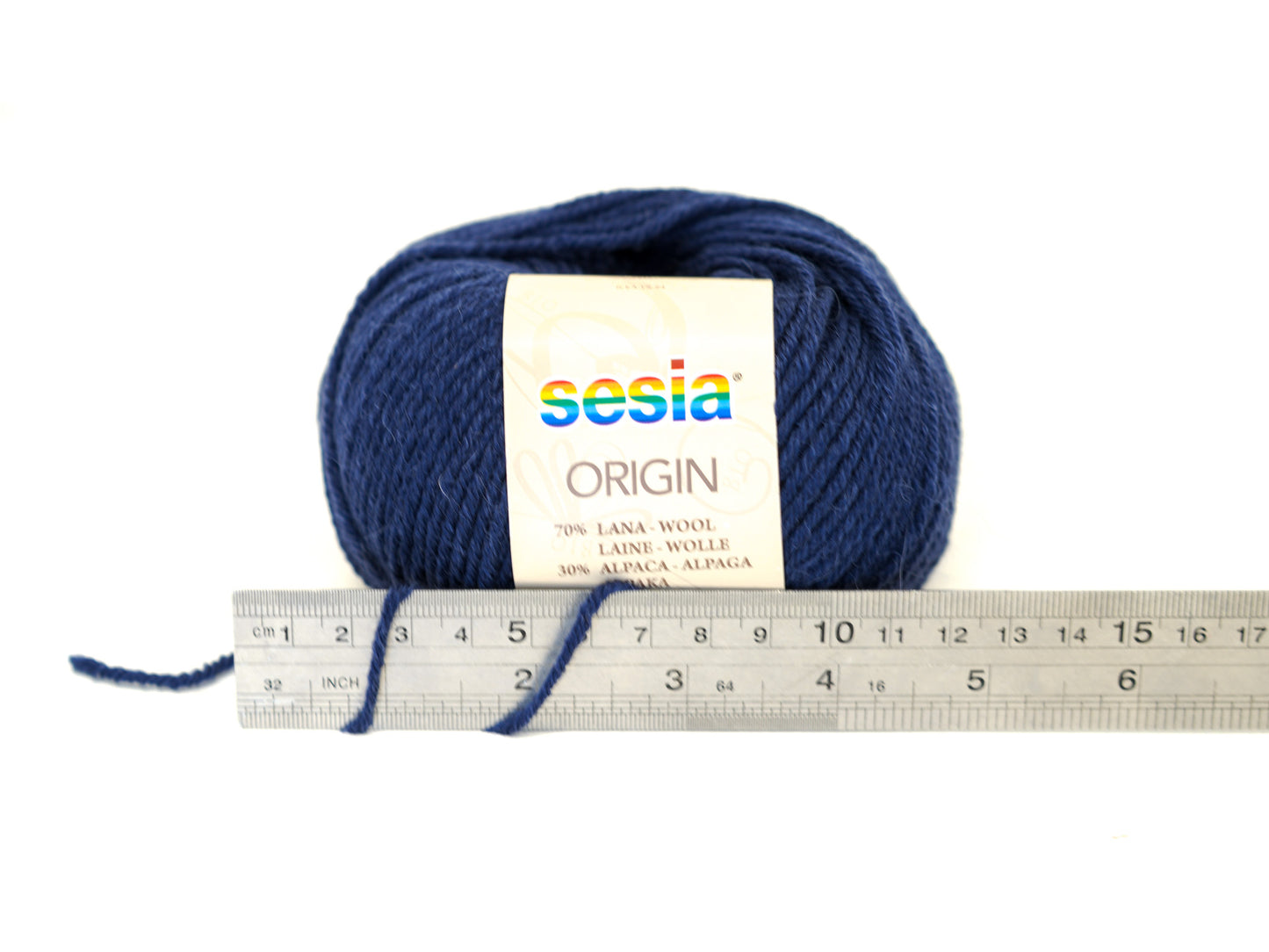 Dark denim blue SESIA Origin – 70% Virgin Wool Alpaca blend, 50g / 112m