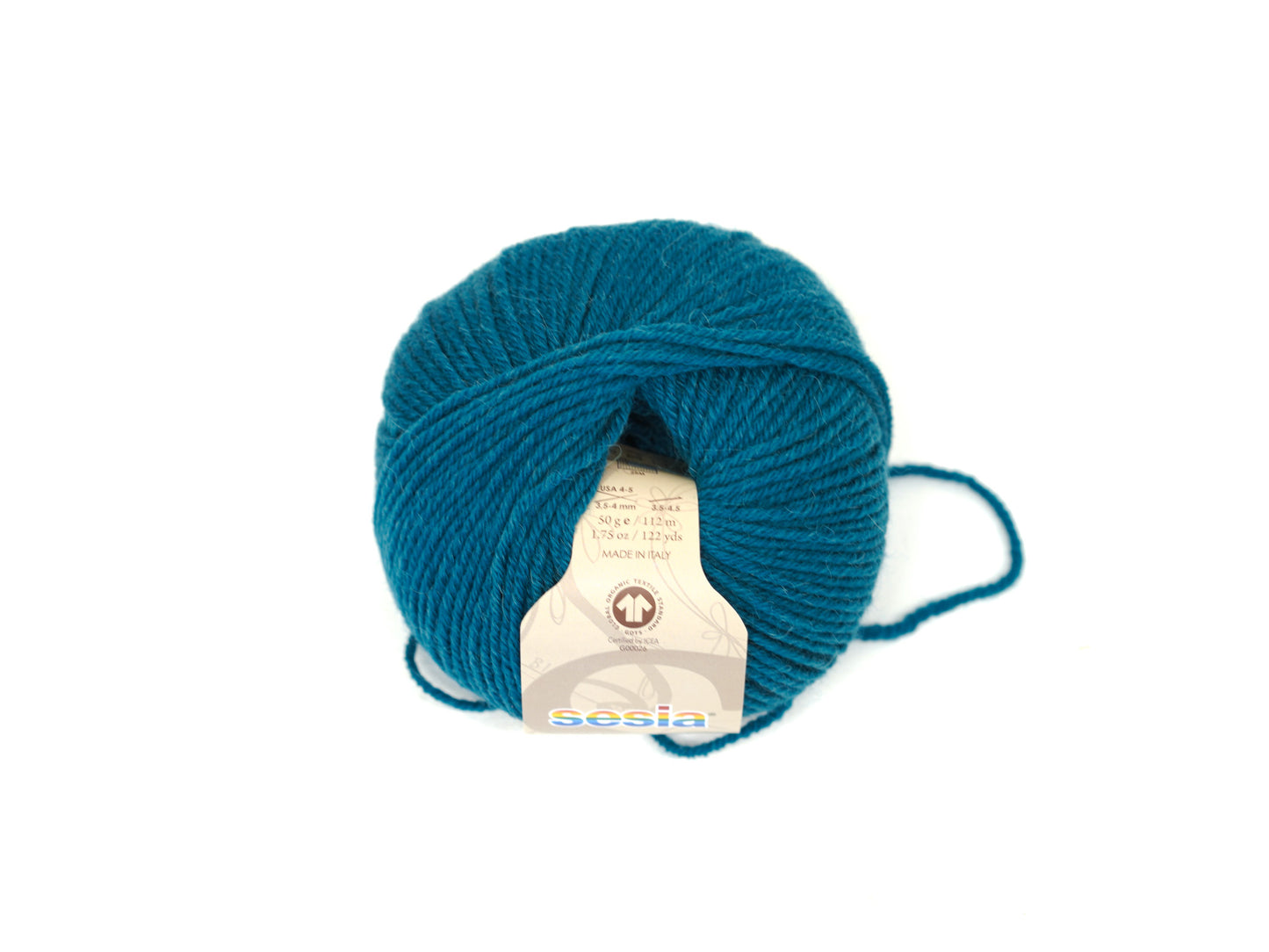 Emerald blue SESIA Origin – 70% Virgin Wool Alpaca blend, 50g / 112m