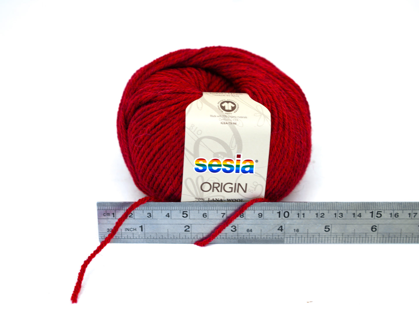 Dusty red SESIA Origin – 70% Virgin Wool Alpaca blend, 50g / 112m