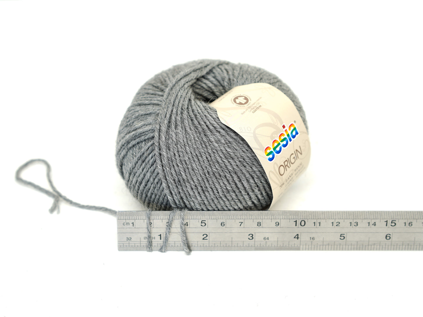 Graphite Grey SESIA Origin – 70% Virgin Wool Alpaca blend, 50g / 112m