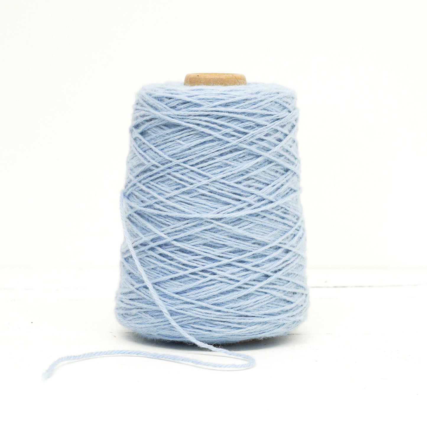 Blue wool yarn -420