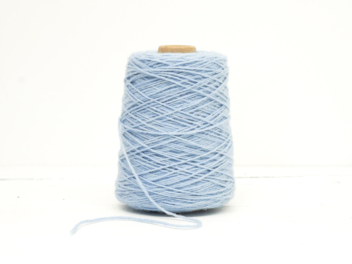 Blue wool yarn -420