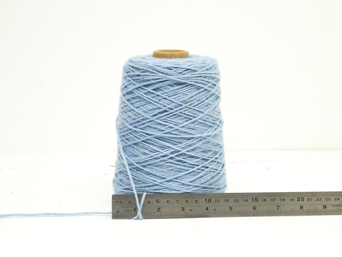 Blue wool yarn -420