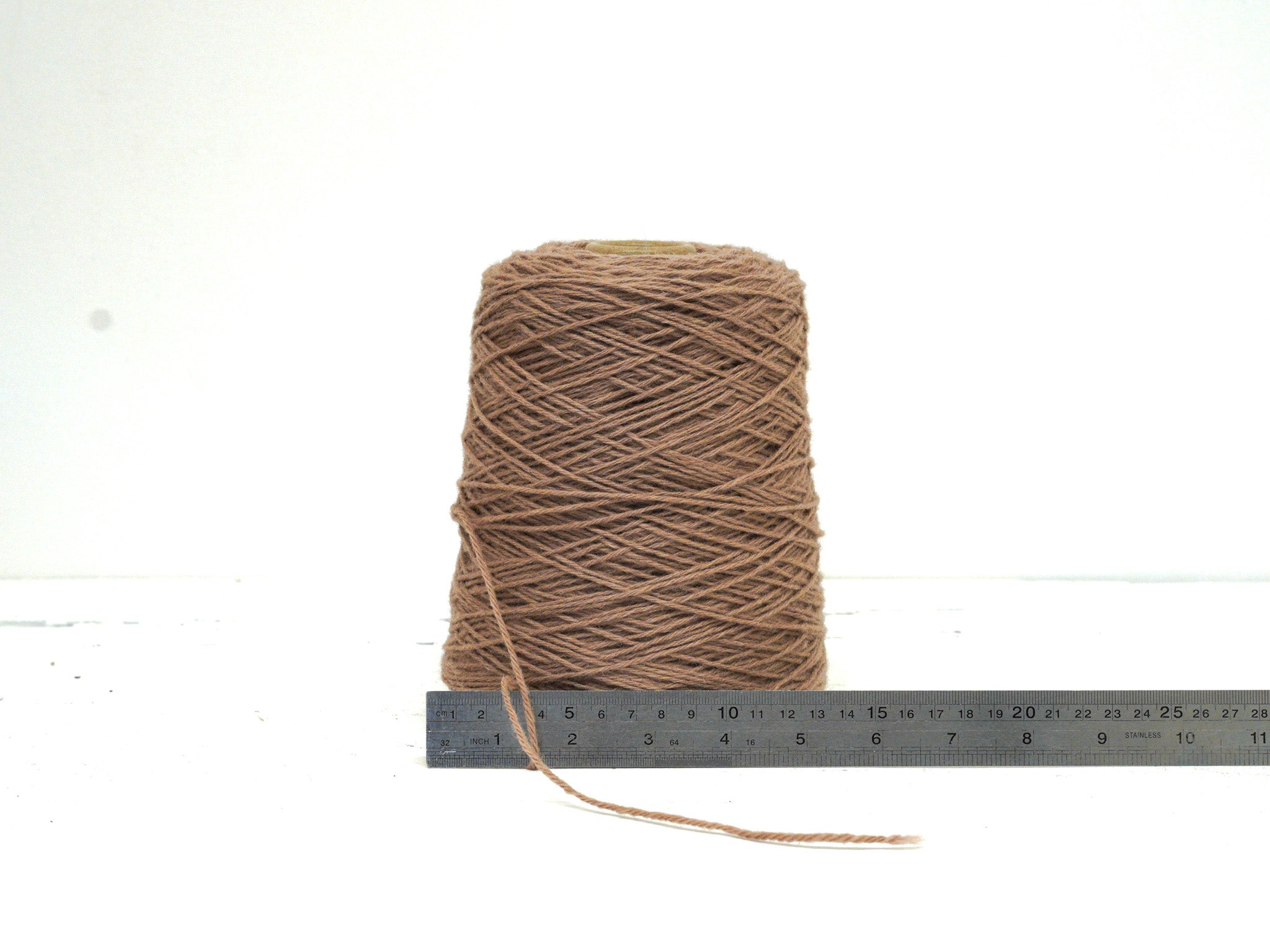 Light brown – rug wool yarn in cone - 262