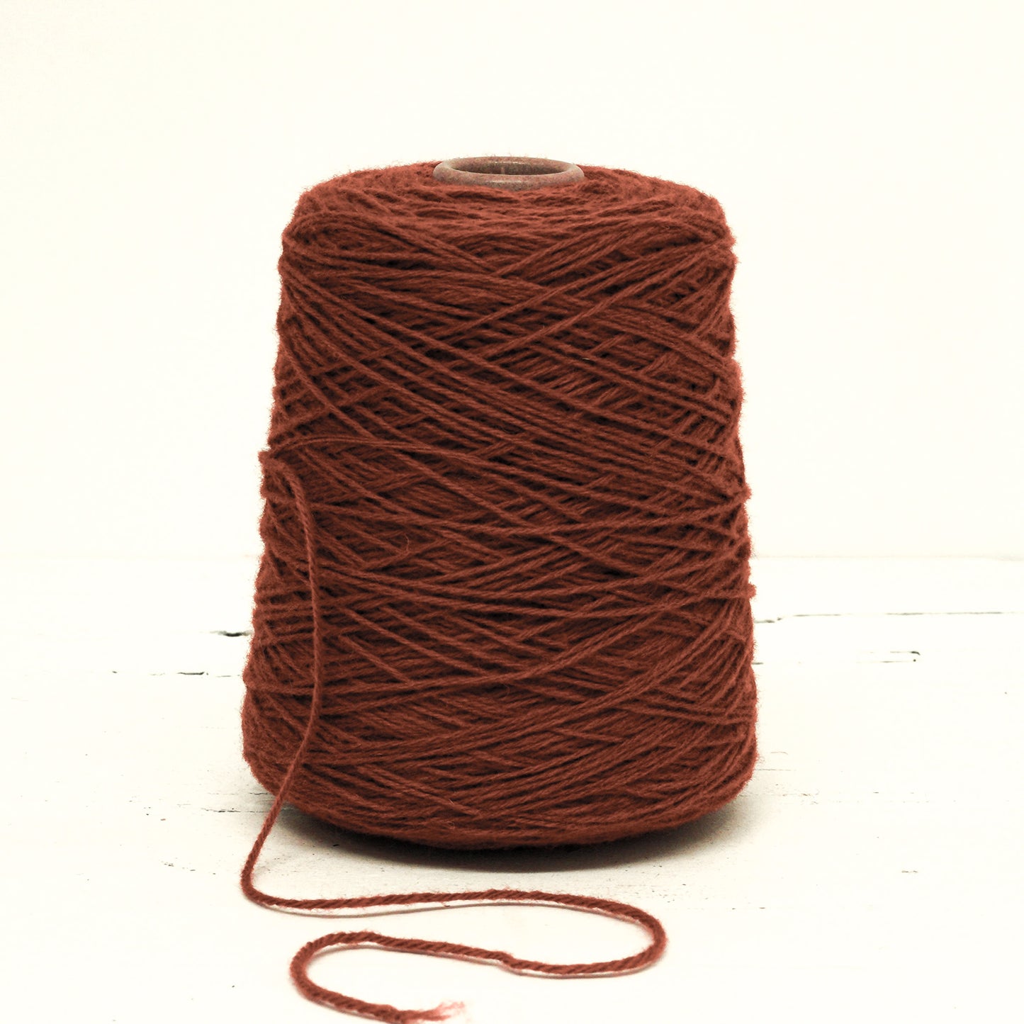 Burnt brick wool yarn for tufting - 276 color