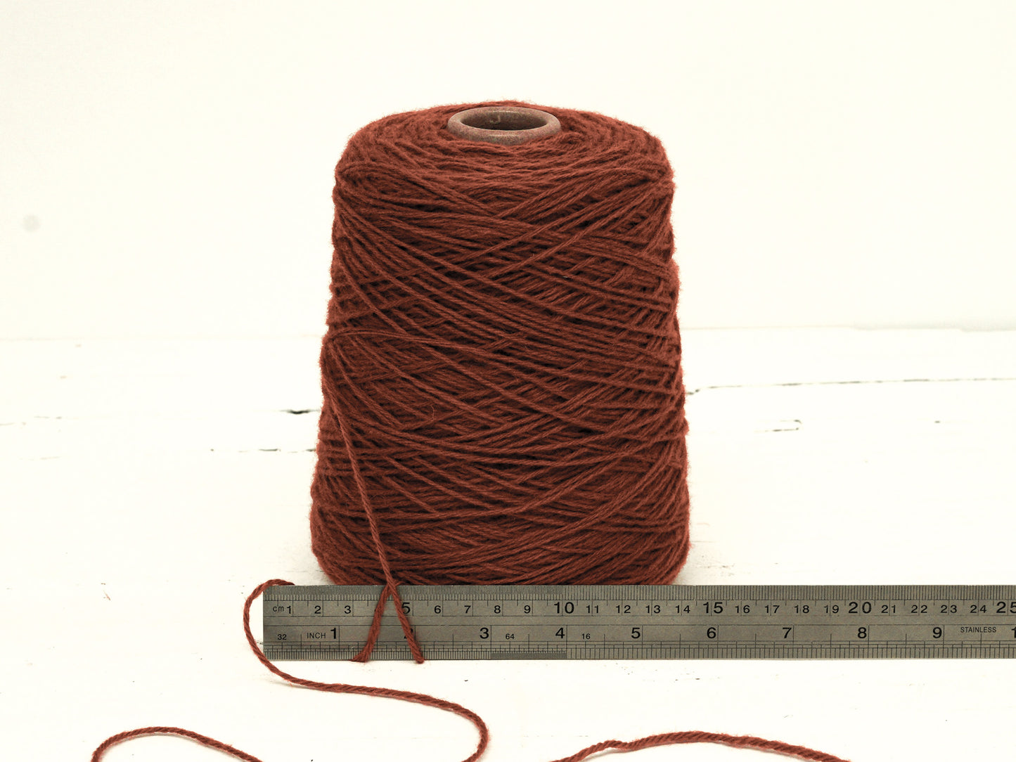 Burnt brick wool yarn for tufting - 276 color