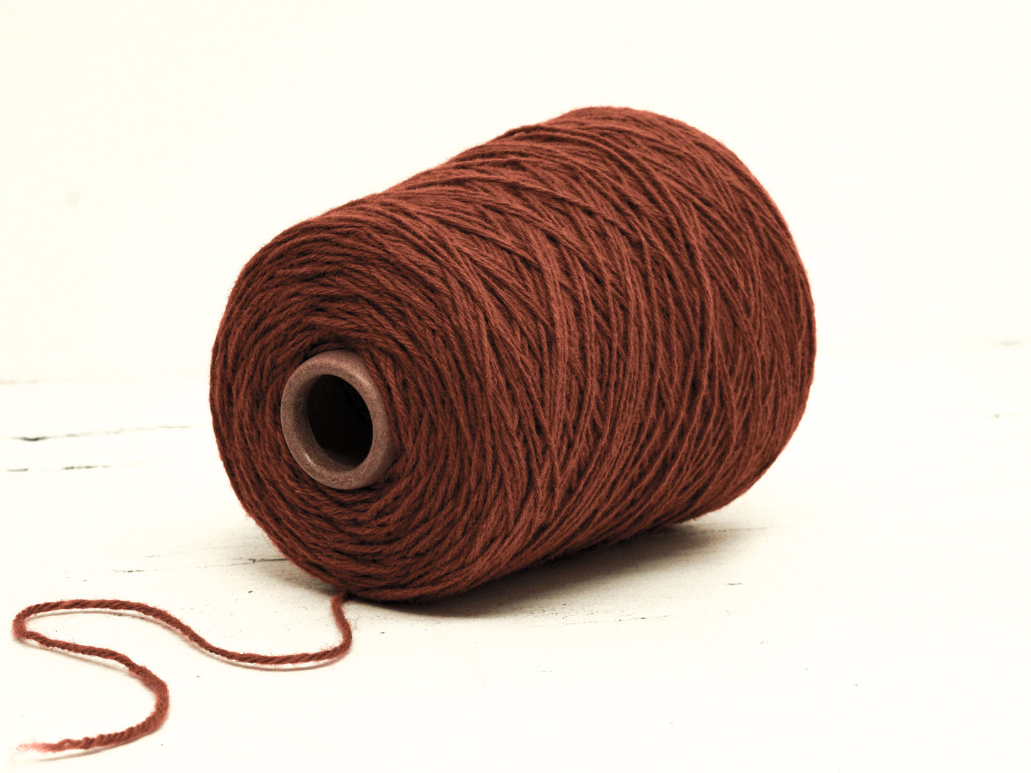 Burnt brick wool yarn for tufting - 276 color