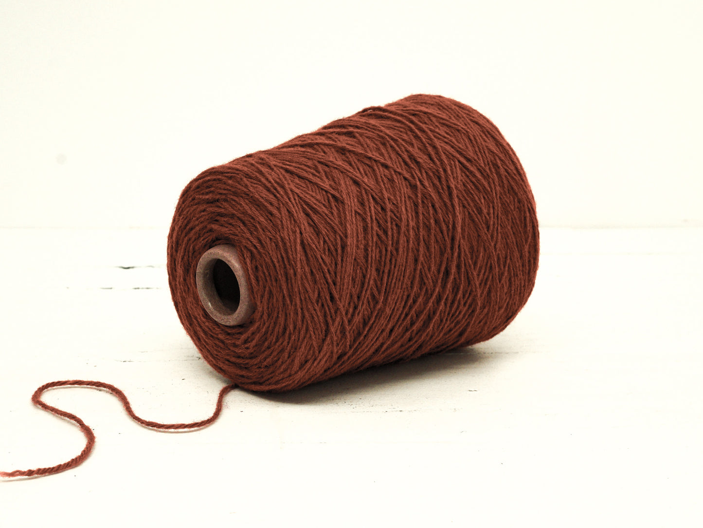 Burnt brick wool yarn for tufting - 276 color