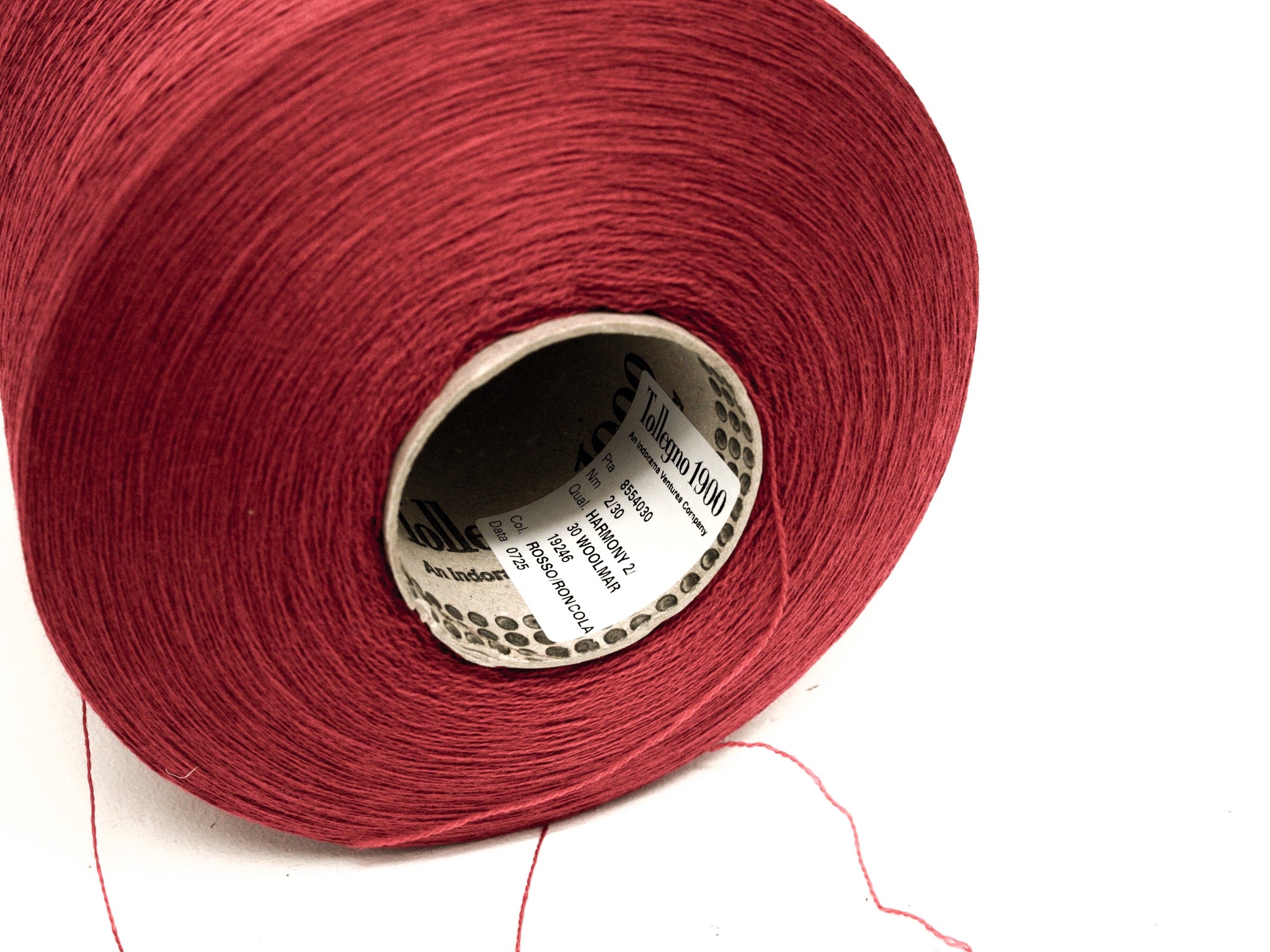 Dark red 19246 - Lana GATTO Harmony Yarn - 100% Extra Fine Merino Wool - 100g/3.5oz