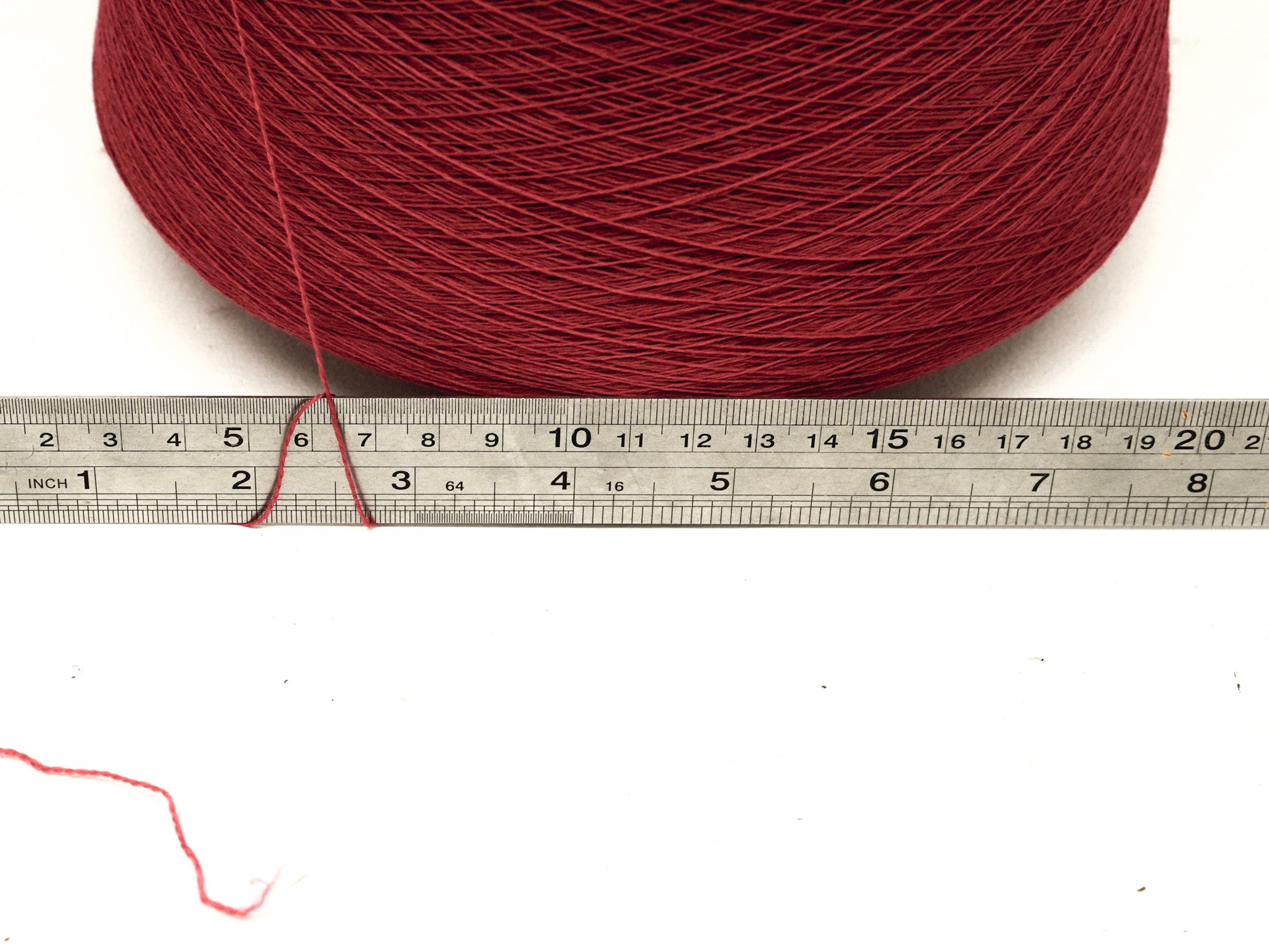 Dark red 19246 - Lana GATTO Harmony Yarn - 100% Extra Fine Merino Wool - 100g/3.5oz