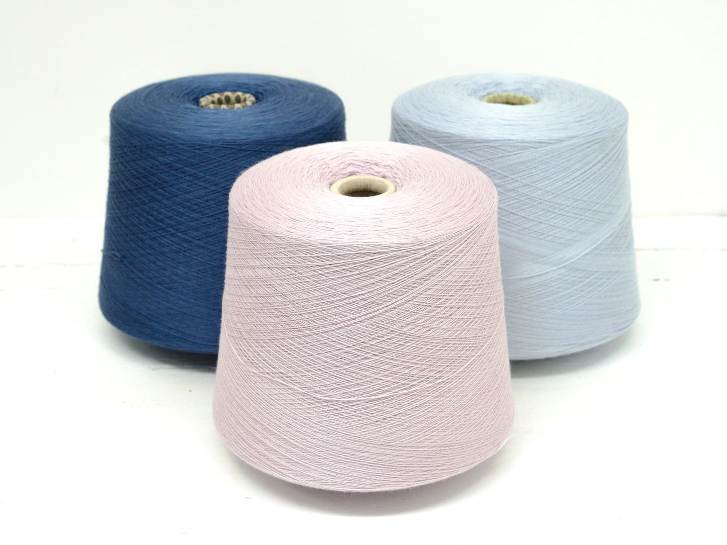 Dusty denim blue - 100% Extra Fine Merino Wool - Ultra Thin Lace - 100g/3.5oz