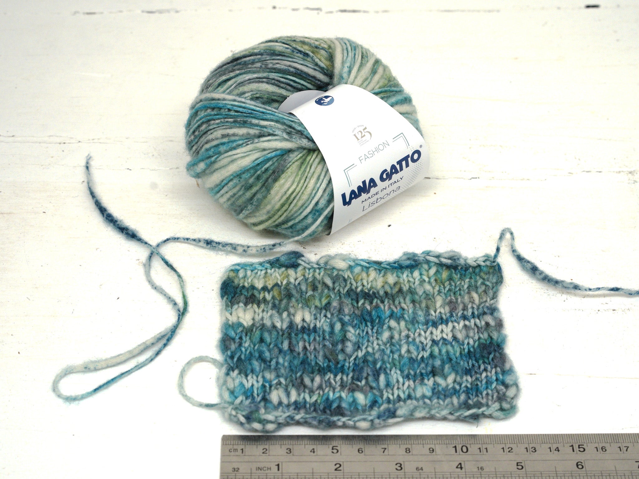 Lana Gatto Lisbona – Limited Edition Merino & Cotton Blend - 31063 - ocean green