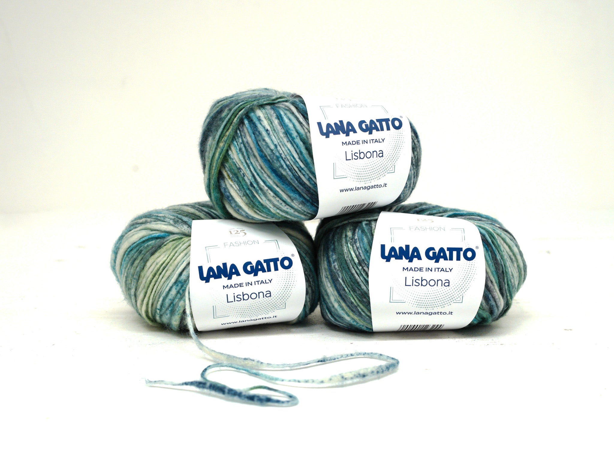 Lana Gatto Lisbona – Limited Edition Merino & Cotton Blend - 31063 - ocean green